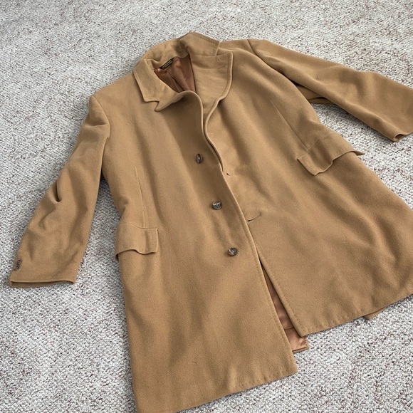 Vintage Jackets & Blazers - Vintage 100% Cashmere Women's Coat